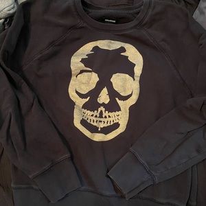 Zadig & Voltaire black skull sweatshirt